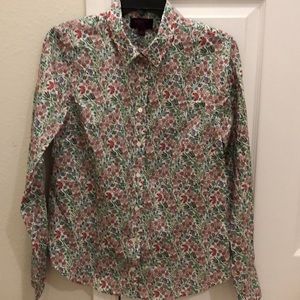 Jcrew liberty floral button down